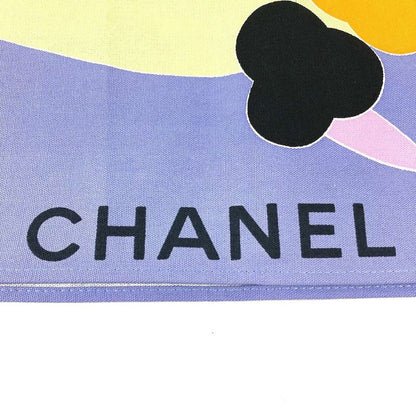 Chanel Towel Interior CC Coco Mark Logo Cotton Purple
