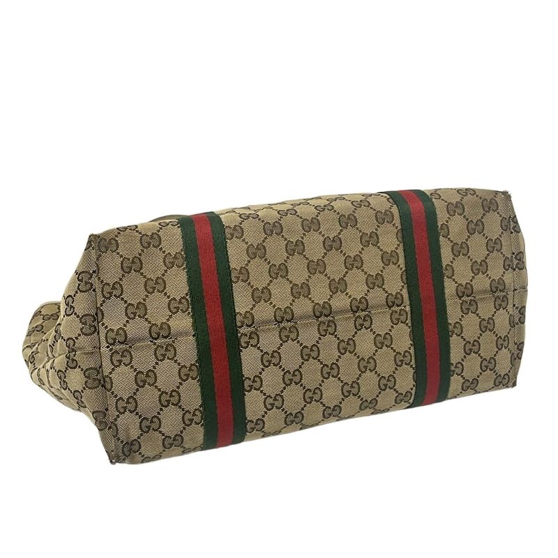 Gucci Tote Bag GG Patternsherry (web) 139260 Light Brown X Dark Brown X Multi