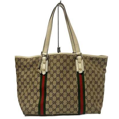Gucci Tote Bag GG Patternsherry (web) 139260 Light Brown X Dark Brown X Multi