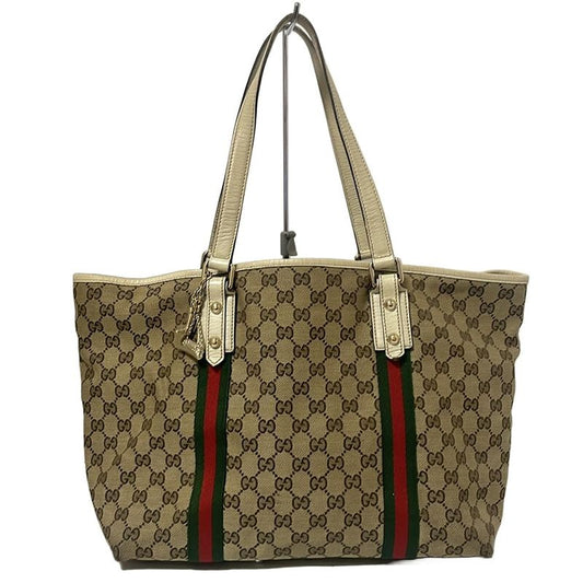 Gucci Tote Bag GG Patternsherry (web) 139260 Light Brown X Dark Brown X Multi