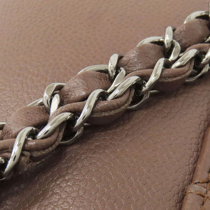 Chanel Chain Shoulder Matelasse Silver Hardware Handbag Lambskin Women