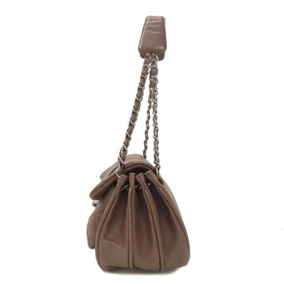 Chanel Chain Shoulder Matelasse Silver Hardware Handbag Lambskin Women