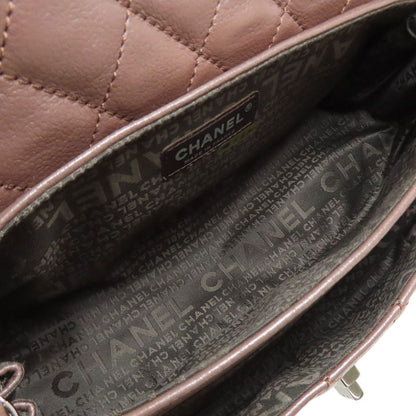 Chanel Chain Shoulder Matelasse Silver Hardware Handbag Lambskin Women