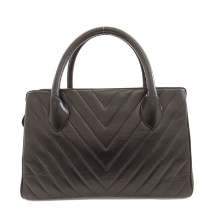Chanel V-stitched Gold Hardware Handbag Lambskin Ladies