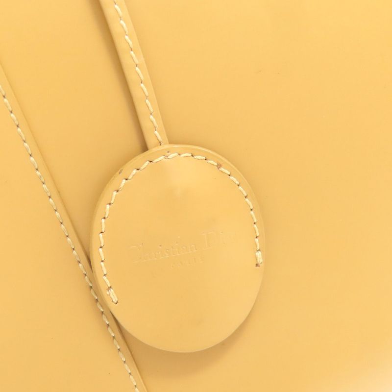 Christian DIOR Maris Pearl 2WAY Handbag Leather Women