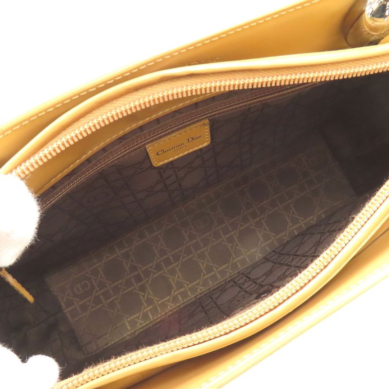 Christian DIOR Maris Pearl 2WAY Handbag Leather Women