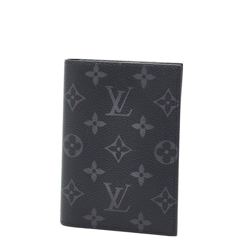 Louis Vuitton Monogram Eclipse Couverture Passport NM Passport Case M64501