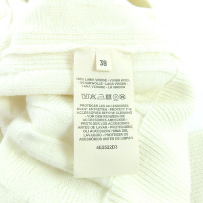Hermes 24AW 4e2522d3 100% Wool With Belt Serie Button H Motif Short Sleeve Knit