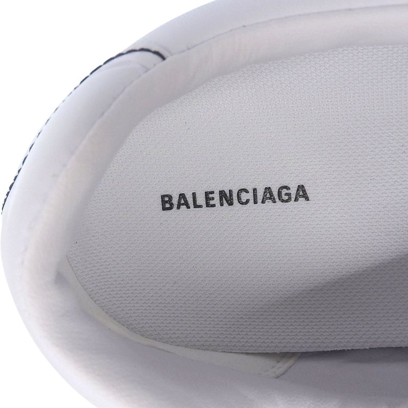 ▲balenciaga 617540 ZEN Sneaker Low Cut Sneakers Shoes White Black 27 With Box