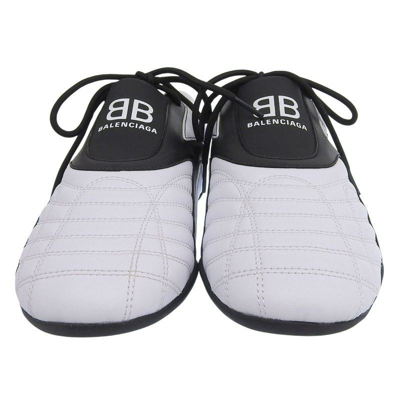 ▲balenciaga 617540 ZEN Sneaker Low Cut Sneakers Shoes White Black 27 With Box