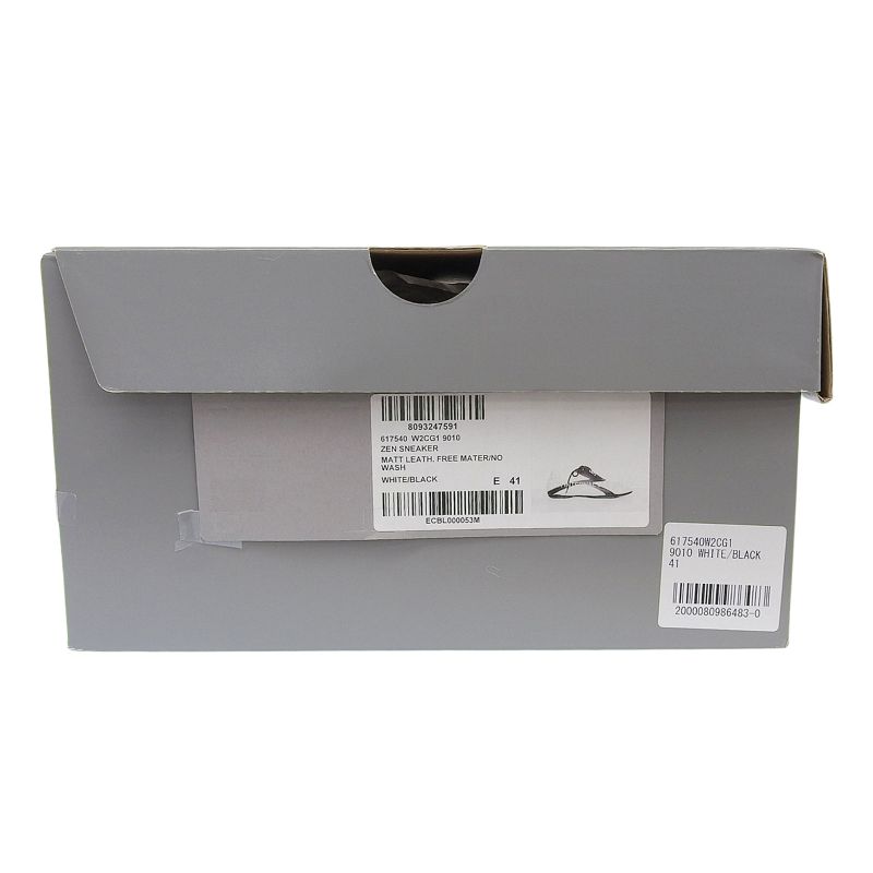 ▲balenciaga 617540 ZEN Sneaker Low Cut Sneakers Shoes White Black 27 With Box
