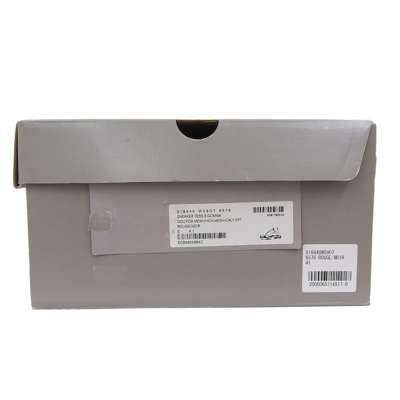 ▲balenciaga 516440 Triple S Mesh Used Leather Sneakers Red Black 41 With Box