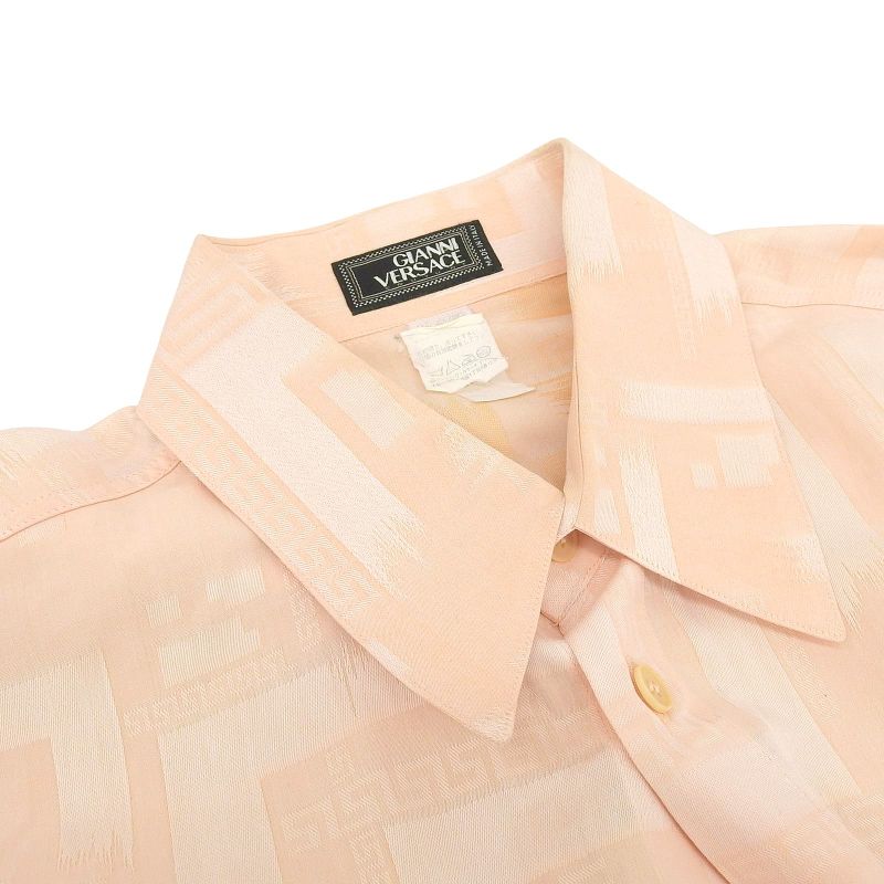 ▲gianni Versace Gianni Versace 100% Cotton Vintage Total Medusa Hardware Long