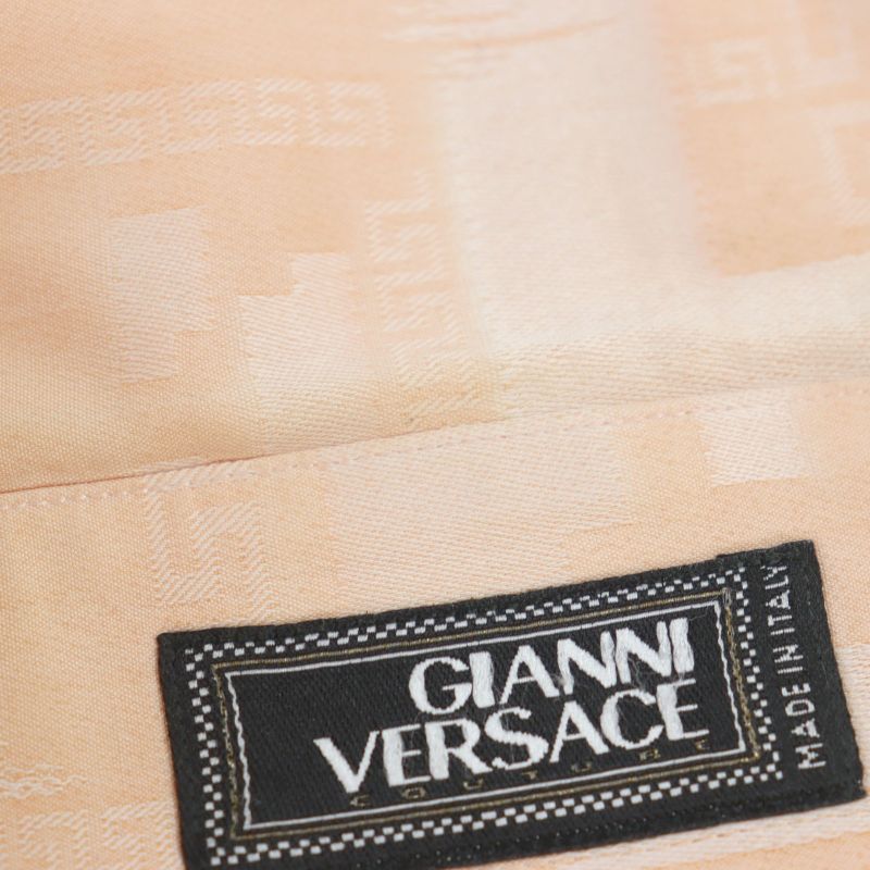 ▲gianni Versace Gianni Versace 100% Cotton Vintage Total Medusa Hardware Long