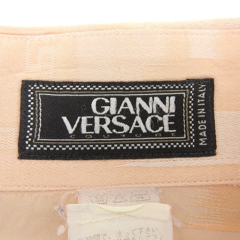 ▲gianni Versace Gianni Versace 100% Cotton Vintage Total Medusa Hardware Long