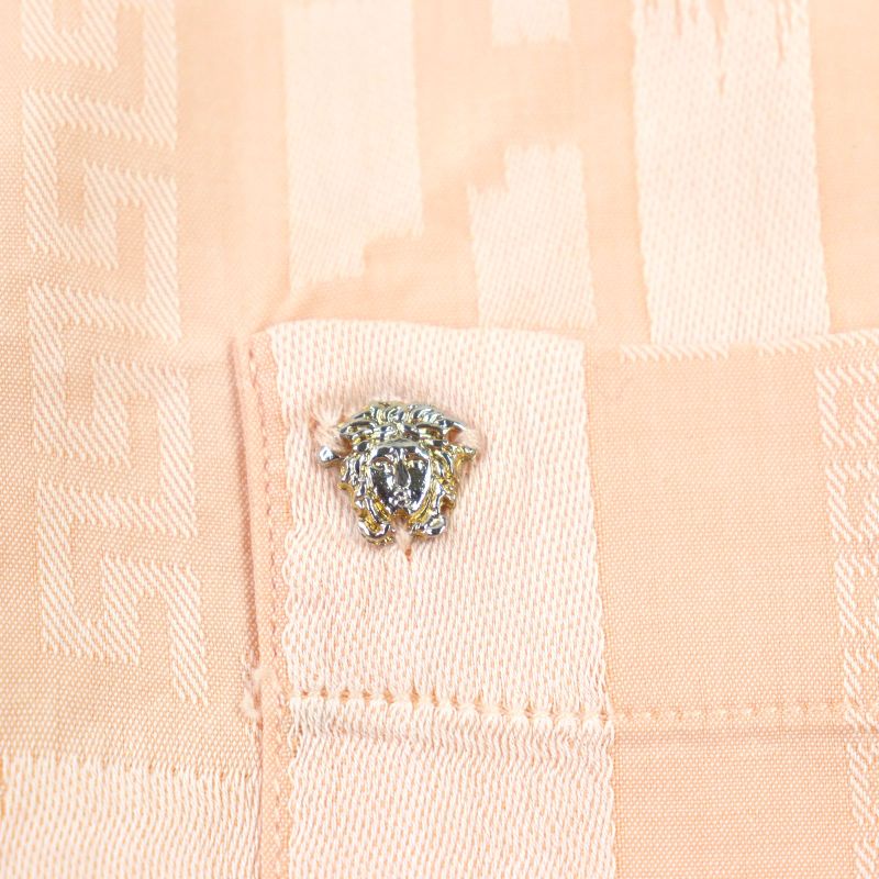 ▲gianni Versace Gianni Versace 100% Cotton Vintage Total Medusa Hardware Long