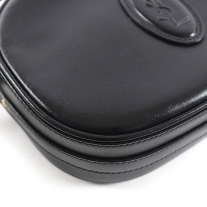 Saint Laurent Paris 582673 YSL Logo Camera Bag Leather Shoulder Bag Black Made