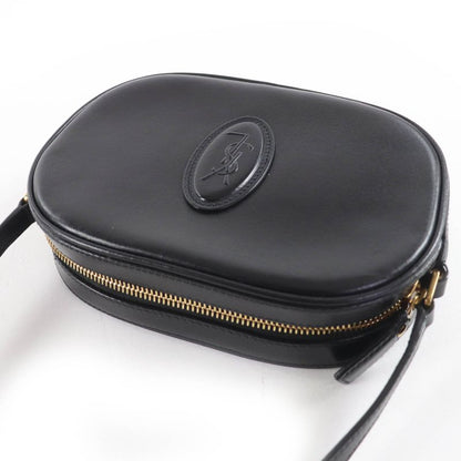 Saint Laurent Paris 582673 YSL Logo Camera Bag Leather Shoulder Bag Black Made