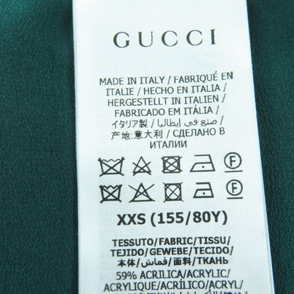 Gucci 653449 Sequin Embellished Short Sleeve Bolero Jacket Green XXS Hanger