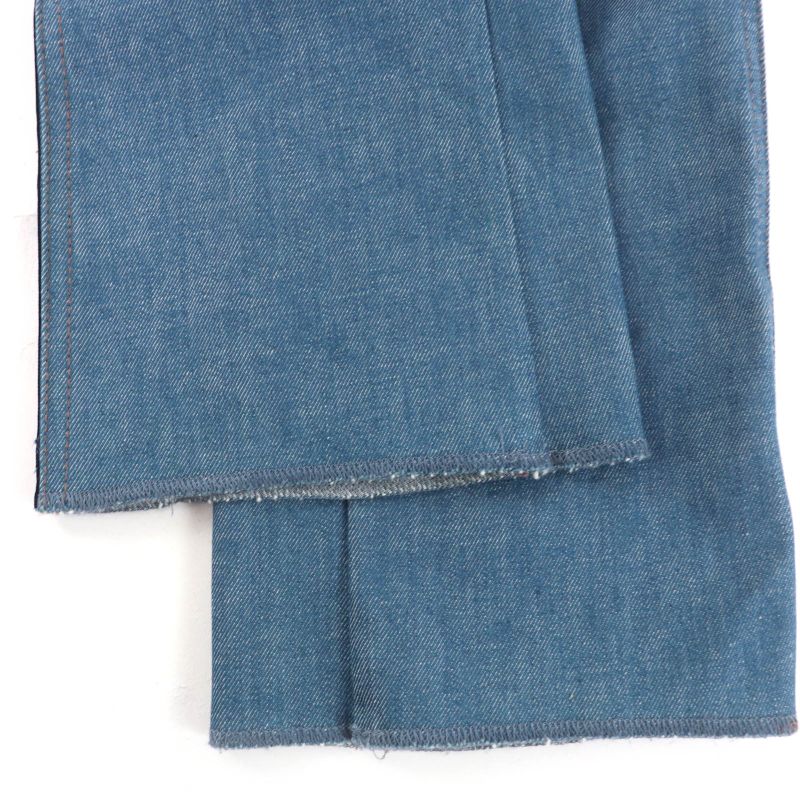 Gucci 422640 Cotton Side Sherry Line Denim Pants Indigo Blue 24 Made In Italy