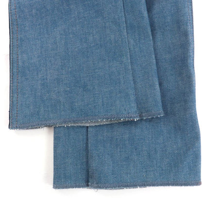 Gucci 422640 Cotton Side Sherry Line Denim Pants Indigo Blue 24 Made In Italy