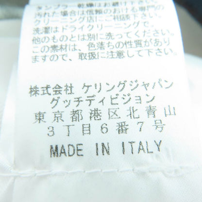 Gucci 422640 Cotton Side Sherry Line Denim Pants Indigo Blue 24 Made In Italy