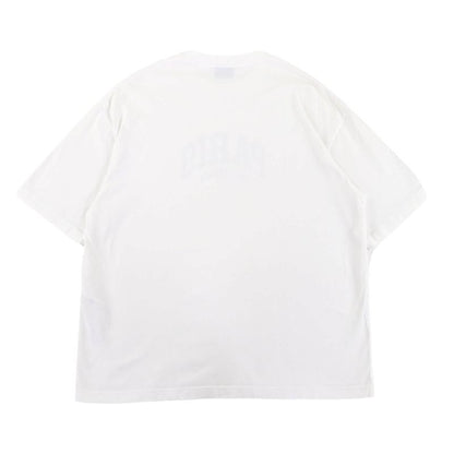 (balenciaga 2023 612966 100% Cotton Cities Paris Logo Crew Neck Short Sleeve