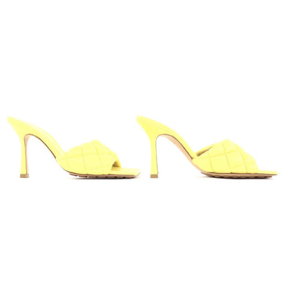 ◇bottega Veneta Bottega Veneta 592015 Quilted Padetto Leather Sandals Mules
