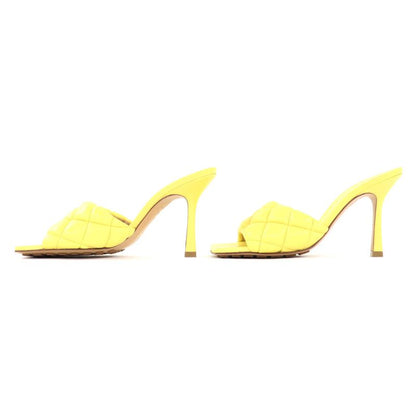 ◇bottega Veneta Bottega Veneta 592015 Quilted Padetto Leather Sandals Mules