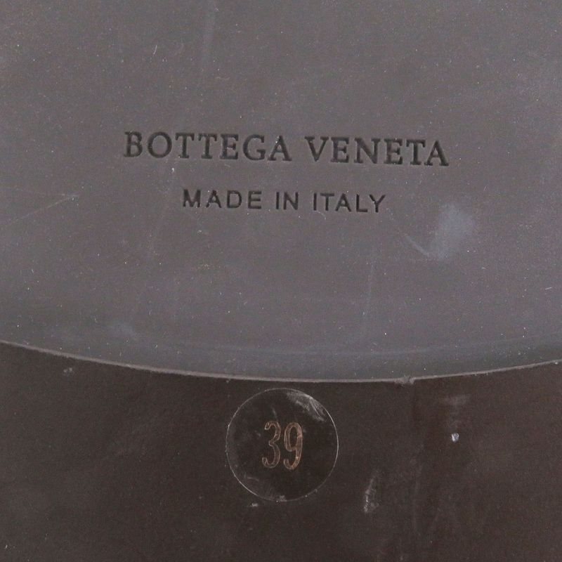 Bottega Veneta Bottega Veneta Leather Intrecciato Thong Sandals Flip Flops Dark