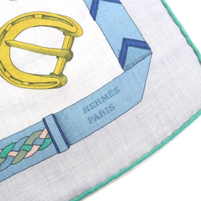 (hermes 2024 244096s Chevaux Dechene Cashmere Silk GRIS Chine Menthol Carre