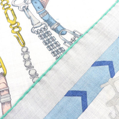 (hermes 2024 244096s Chevaux Dechene Cashmere Silk GRIS Chine Menthol Carre