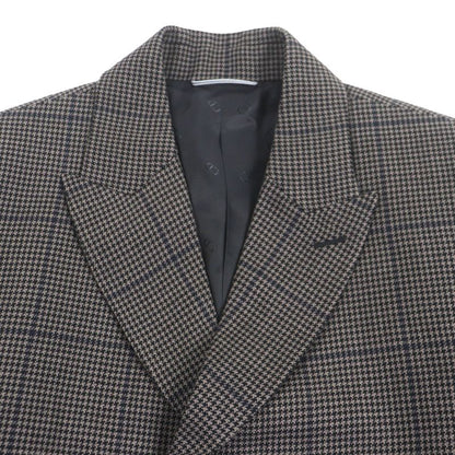 DIOR Homme 293c381b5637 100% Wool Staggered Pattern CD Buckle Belt Winged Coat