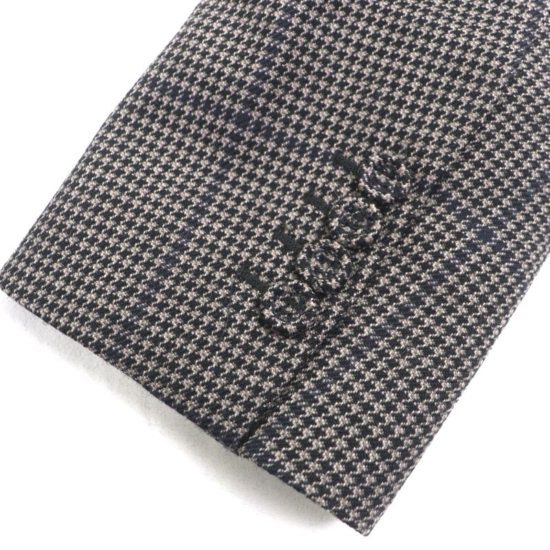 DIOR Homme 293c381b5637 100% Wool Staggered Pattern CD Buckle Belt Winged Coat