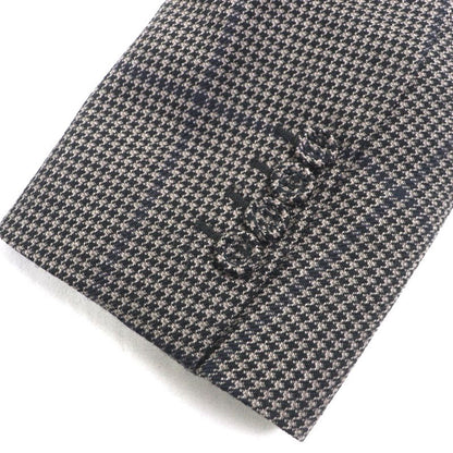 DIOR Homme 293c381b5637 100% Wool Staggered Pattern CD Buckle Belt Winged Coat