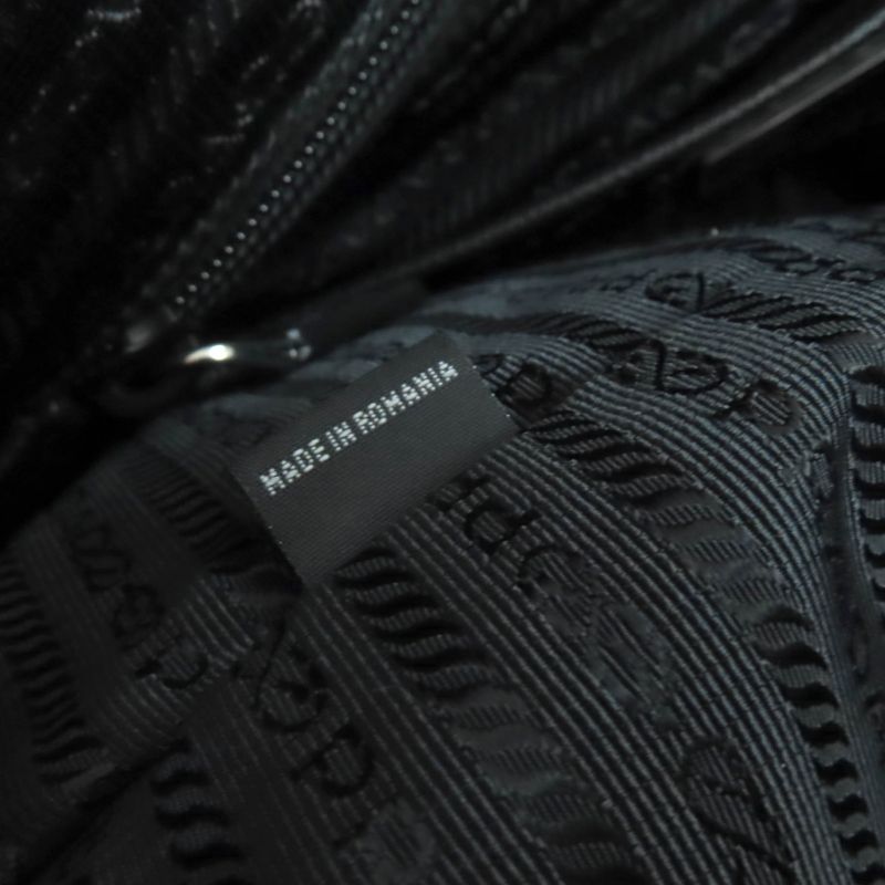 ◇prada 1bg189 2-way Nylon Shoulder Tote Bag With Leather With Triangle Logo