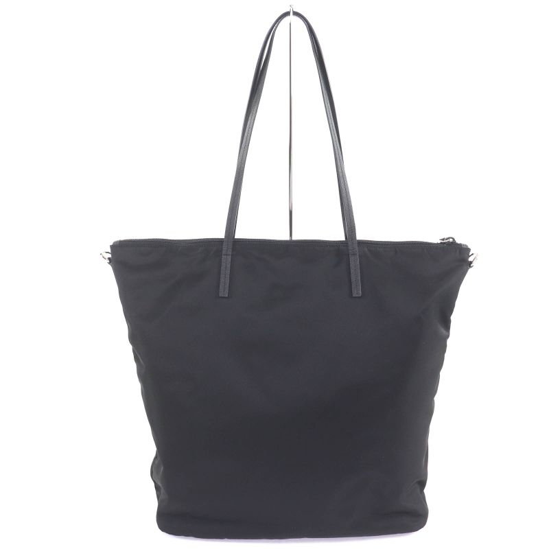 ◇prada 1bg189 2-way Nylon Shoulder Tote Bag With Leather With Triangle Logo