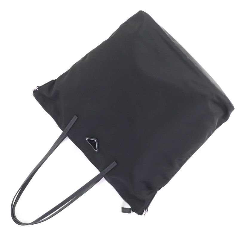 ◇prada 1bg189 2-way Nylon Shoulder Tote Bag With Leather With Triangle Logo