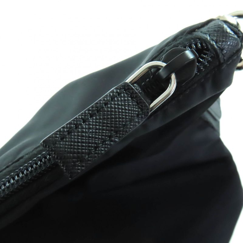 ◇prada 1bg189 2-way Nylon Shoulder Tote Bag With Leather With Triangle Logo