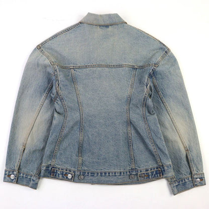 ◇balenciaga 24SS 773776 Hourglass Denim Jacket 100% Cotton Jacket Indigo Blue