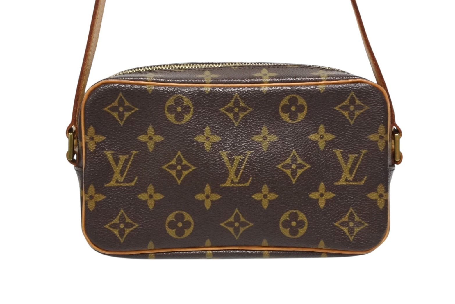 Louis Vuitton Pochette Cite Bag Monogram Canvas Leather Brown — view 3