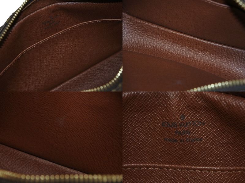 Louis Vuitton Pochette Cite Bag Monogram Canvas Leather Brown — view 8