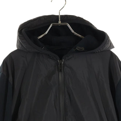 Prada 19ss Sweat Switch Nylon Zip Up Jacket Black Sjc568 R191