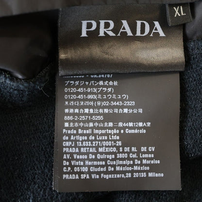 Prada 19ss Sweat Switch Nylon Zip Up Jacket Black Sjc568 R191