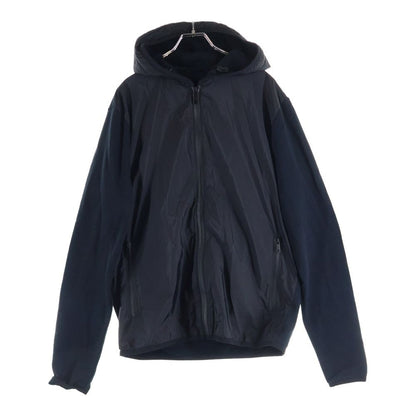 Prada 19ss Sweat Switch Nylon Zip Up Jacket Black Sjc568 R191