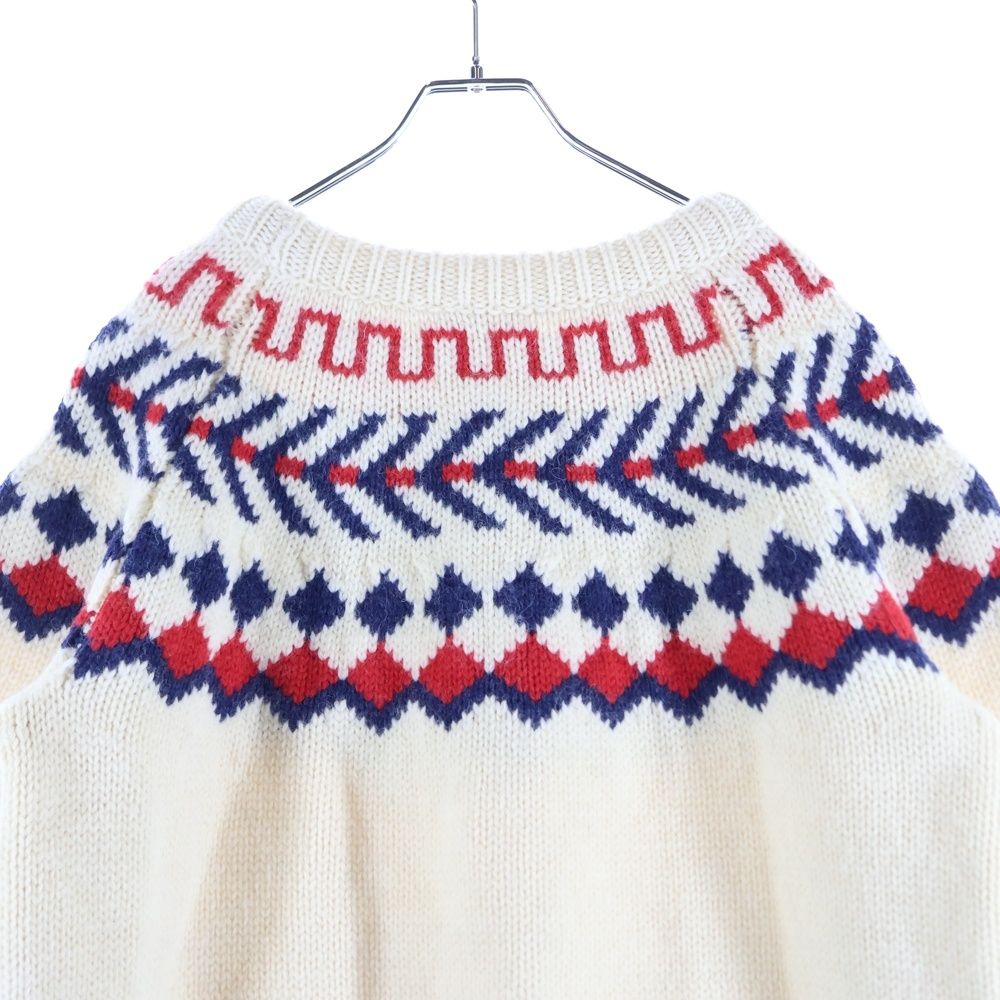 Celine 21aw Oversize D Shetland Wool Crew Neck Pullover Long Sleeve Knit Sweater