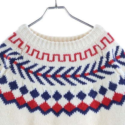 Celine 21aw Oversize D Shetland Wool Crew Neck Pullover Long Sleeve Knit Sweater