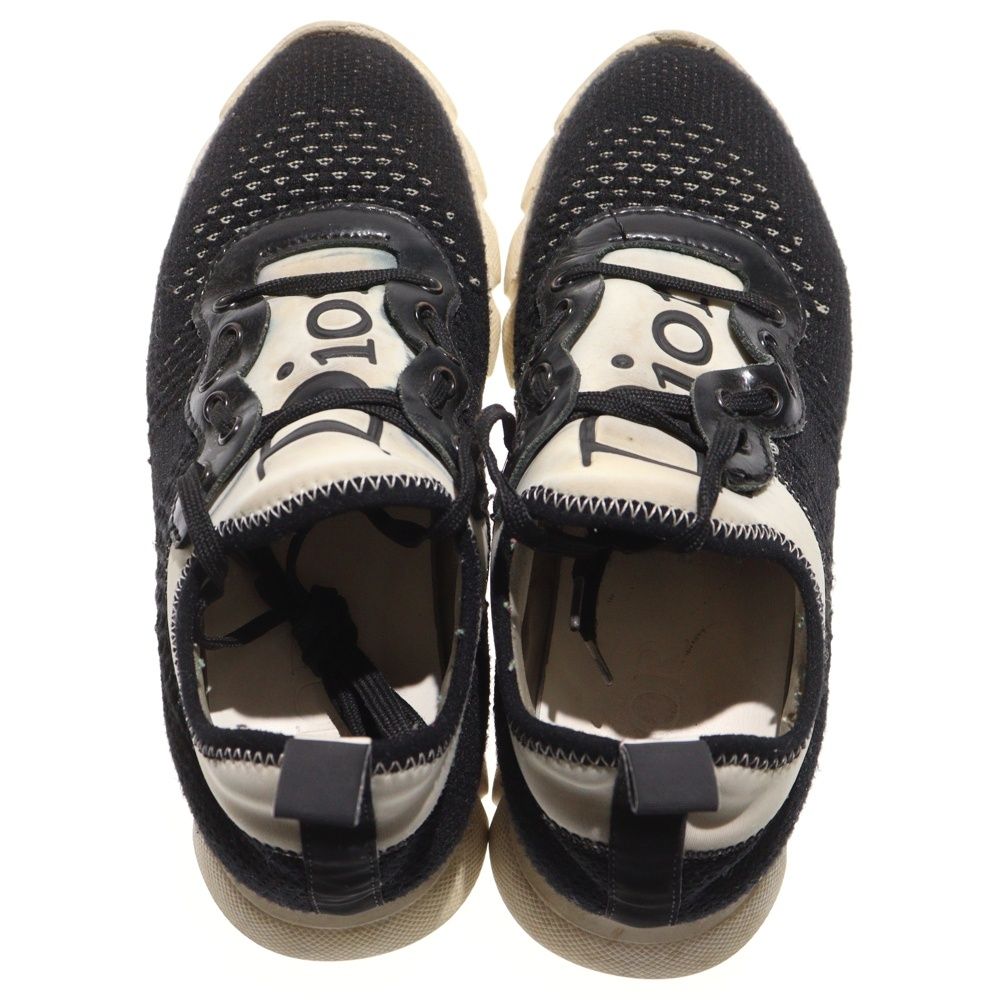 Christian Dior 19aw B21 Logo Mesh Lace-Up Low Cut Shoes Sneakers Black Women's