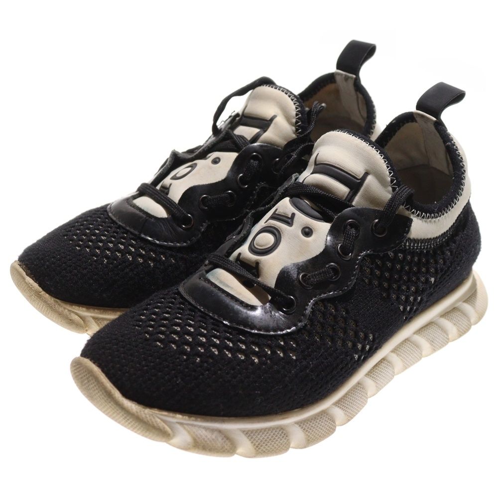 Christian Dior 19aw B21 Logo Mesh Lace-Up Low Cut Shoes Sneakers Black Women's