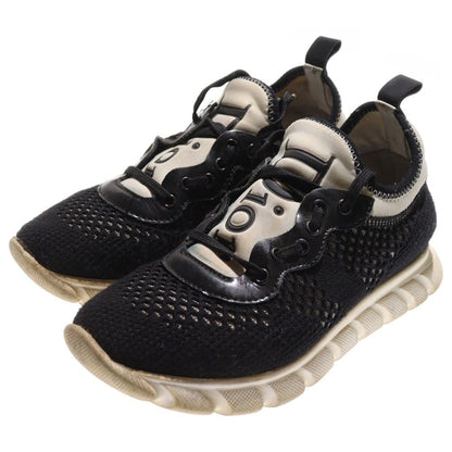 Christian Dior 19aw B21 Logo Mesh Lace-Up Low Cut Shoes Sneakers Black Women's